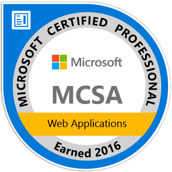 Microsoft Certified Solutions Associate Badge